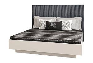 Кровать Yasen Монако LOZ160 (с подъемным механизмом) Кашемир (Бежевый) / Элегантный Серый Софттач