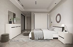 Set dormitor Yasen London Nr.2 Cașemir / Antracit