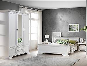 Set dormitor Yasen Kentuki White, Alb