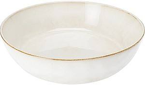 Тарелка Siaki Reactiv Glaze Cream 20 см