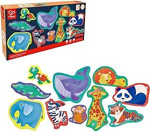 Puzzle Hape Prietenii Junglei E1647