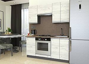 Кухонный гарнитур Yasen Мадера 1.6 м Дуб Крафт Белый