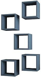 Полка на стену Trendy Коробка Синий