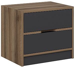 Noptiera Trendy Elina 8170 Nuc (Maro)/Antracit (Gri)