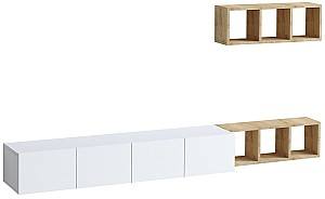 Тумба под телевизор Trendy Pia Белый Дуб (Бежевый)