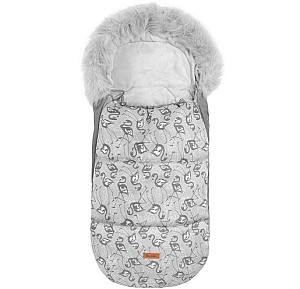 Husa de iarna pentru carucioare Sensillo Olaf Romper Flamingos