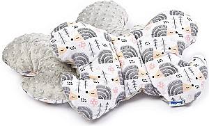 Подушка Caretero Butterfly Hedgehogs Grey