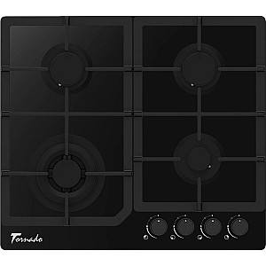 Plita pe gaz incorporabila Tornado YOL-4025WOK BL