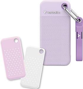 SSD extern Verbatim Pocket 2TB White/Purple