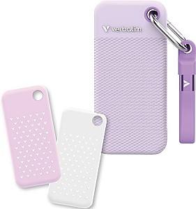 SSD extern Verbatim Pocket 1TB White/Purple