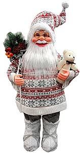 Decoratiune de Craciun Christmas Mos Craciun Silver Scandinavian (56876)