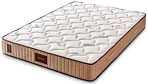 Матрас Trendy Bamboo 100x200 см Белый / Бежевый / Коричневый