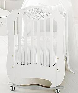 Patut copii Baby Expert Diamante White