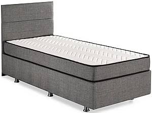 Кровать Trendy Silver 100x190 см Серый + Матрас