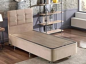 Кровать Trendy Polo 100x200 см Светло Коричневый