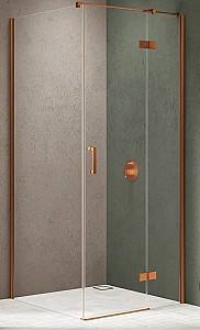 Душевая кабина New Trendy Nesta Copper Brushed Rectangular L 90x90x200 Hinged K-4598