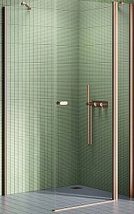 Душевая кабина New Trendy Soleo Copper Brushed Rectangular 100x80x195 Hinged 6mm Active Shiel K-1990