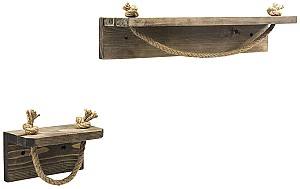 Raft pentru baie Trendy AA131 Nuc (Maro)