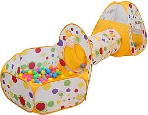 Детский игровой тоннель 4Play Three sunflowers 310x120x95см