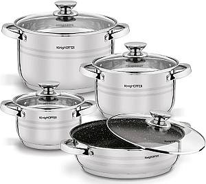 Набор посуды Konighoffer Bari Silver 8pcs