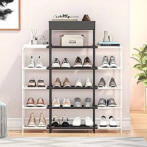 Полка для обуви 4Life StepUp White/Black