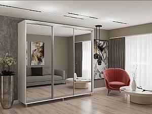Шкаф-купе My-Style 2.3 x H2.4 м Зеркало Белый