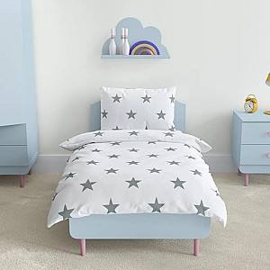 Постельное белье Relaxe Home Soft Dreams 145x210cm Stars Grey