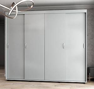 Шкаф-купе ML Mobila МЛ-1 (2.5x2.2 м) Пепельный