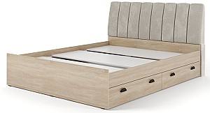 Кровать ML Mobila Рио №15 1600 Дуб Сонома