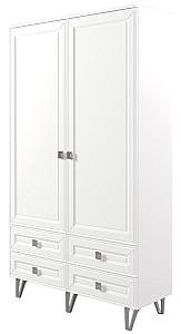 Шкаф ML Mobila Мира №28 2Д 1200 Белый