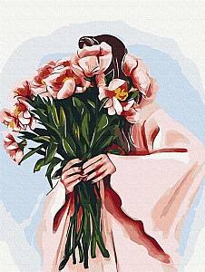 Tablou pe numere BrushMe Ținută de primăvară (RBS53448)