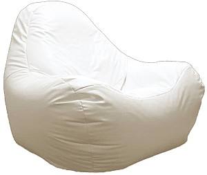 Кресло мешок Relaxtime HiPoly medium White