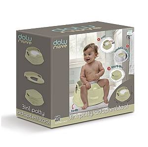Горшок для детей Dolu 7183 Green 3in1