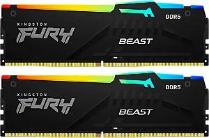 Memorie operativa RAM Kingston Fury Beast RGB 32GB(2x16GB) DDR5-6800 MHz (KF568C34BBEAK2-32)
