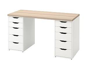 Письменный стол IKEA Lagkapten/Alex  White-Oak