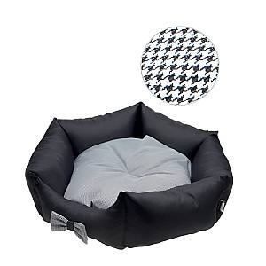 Лежак для кошки Comfy by Aquael Bed Lola Black / White FI 60cm