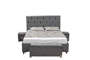 Set dormitor StarM Button-2 Grey, Modern