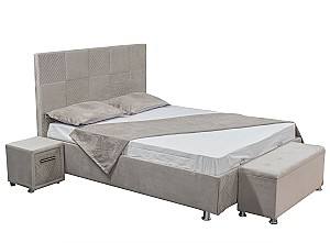 Кровать StarM Mert-9 Light Grey