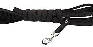Ham pentru caini Beeztees K9 Antislip Leash + Handle Black 1000