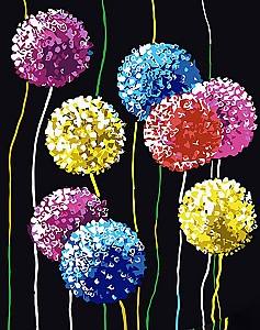 Tablou pe numere Strateg Păpădii strălucitoare AH1013