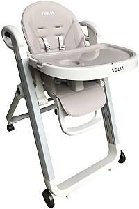 Стул для кормления с регулировкой по высоте Ivolia B25 Grey