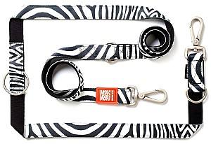 Шлейка для собак Max & Molly Multi-Functional Zebra L