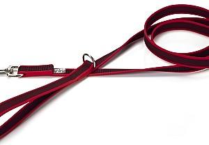 Ham pentru caini Beeztees K9 Antislip Leash + Handle Red 180