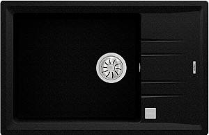 Chiuveta de bucatarie Teka Stone 60 S TG 1B 1D tegranit Schwarzmetallic