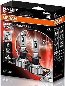 Автомобильная лампа Osram 64210 DWNBSM-2HB 16W 12V PX26D LED SMART H7