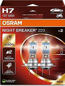 Lampa auto Osram 64210 NB220-2HB +220% H7 12V 55W