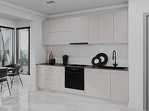 Set mobila bucatarie Bayro Spring 2.8 m Cashmere