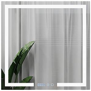 Oglindă Bayro Otto 800x800 LED (120669)