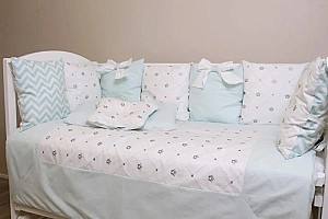 Постельное белье PernaMea Подушки Бирюзовые (8 предметов)