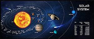 Mouse pad Gembird MP-SOLARSYSTEM-XL-01 COSMOS Black